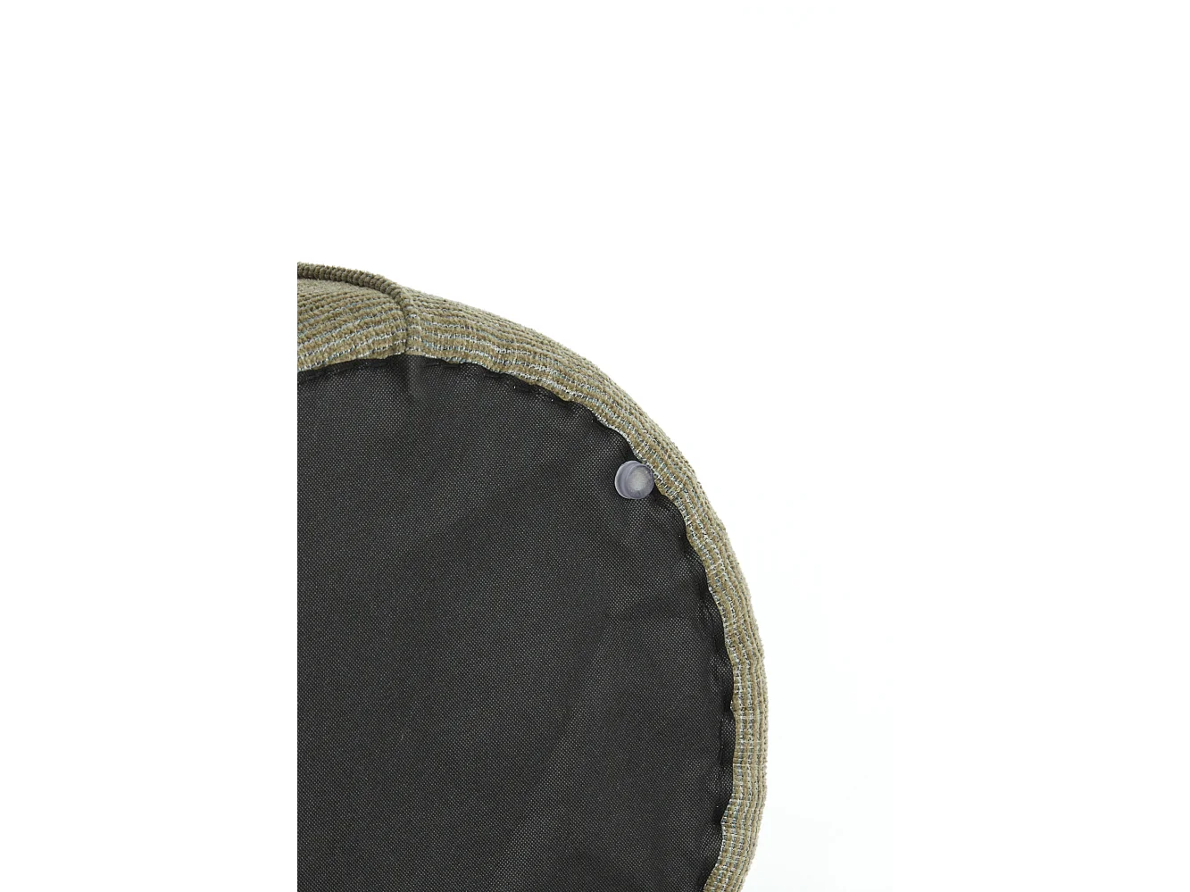 Pouf DOMONI - Ø50x40cm - Vert