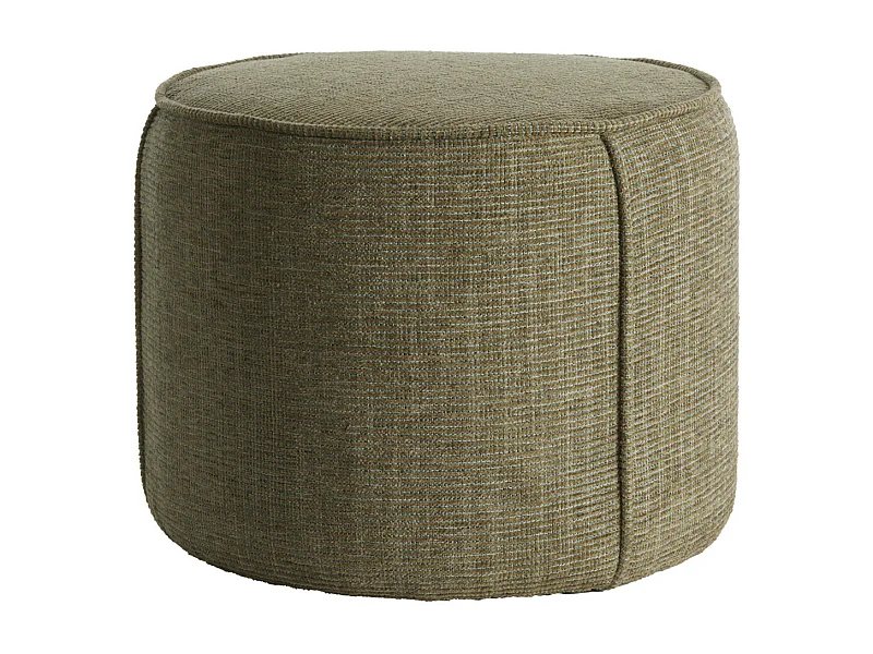 Poef DOMONI - Ø50x40cm - Groen