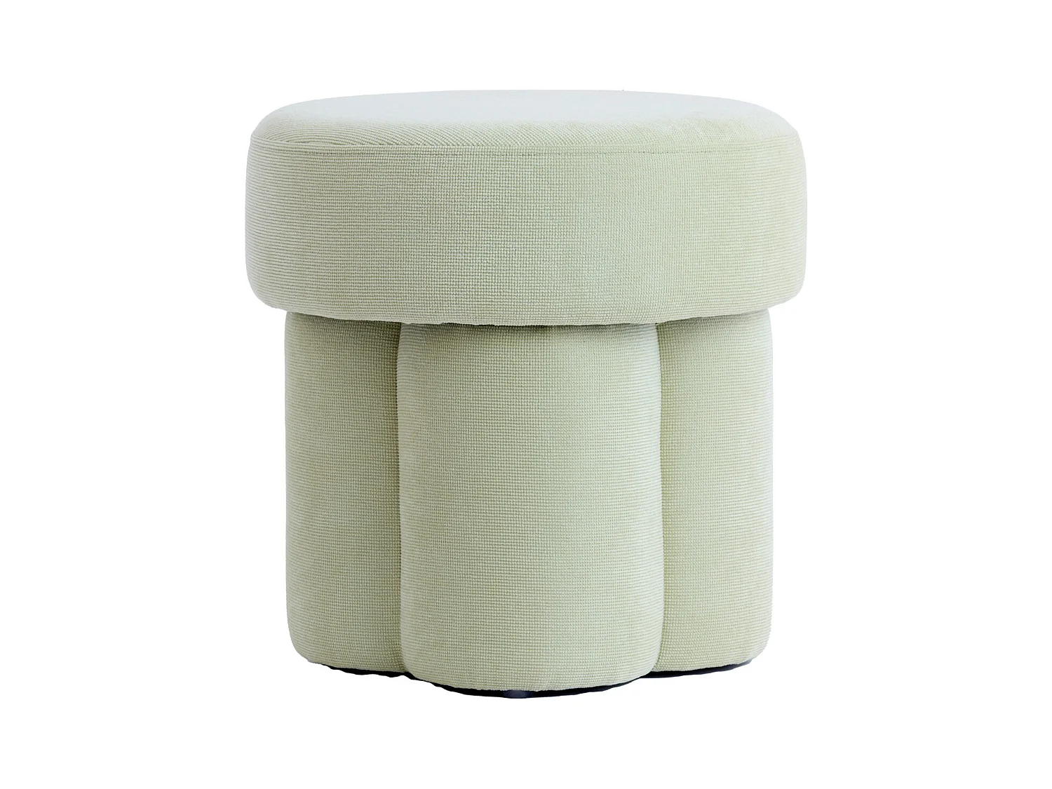 Pouf CURTEA - Ø42x43cm - Vert