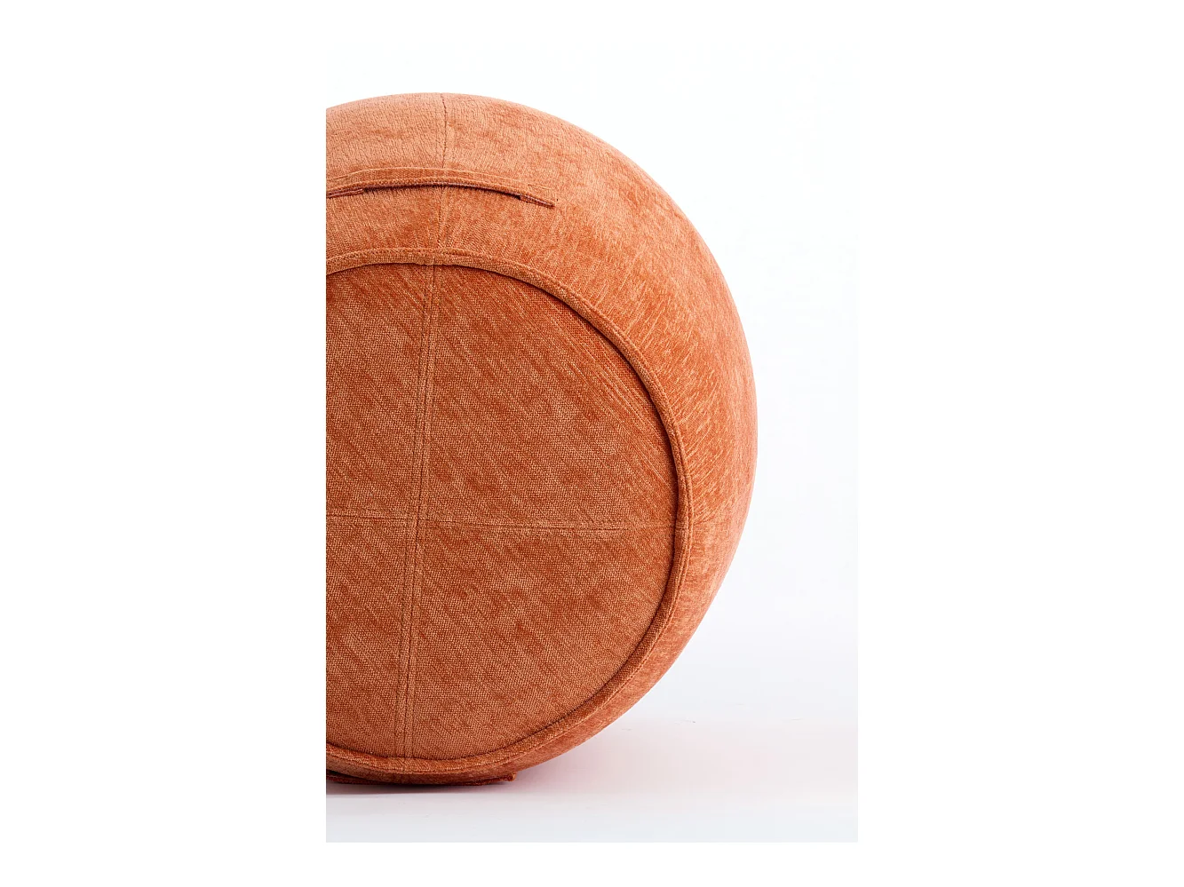 Poef SIBIU - Ø50x40cm - Oranje