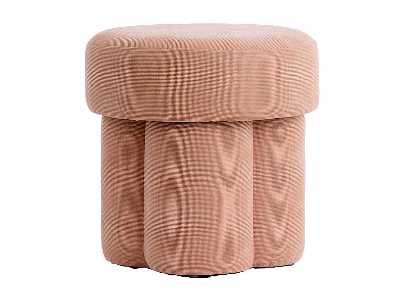 Pouf CURTEA - Ø42x43cm - Orange