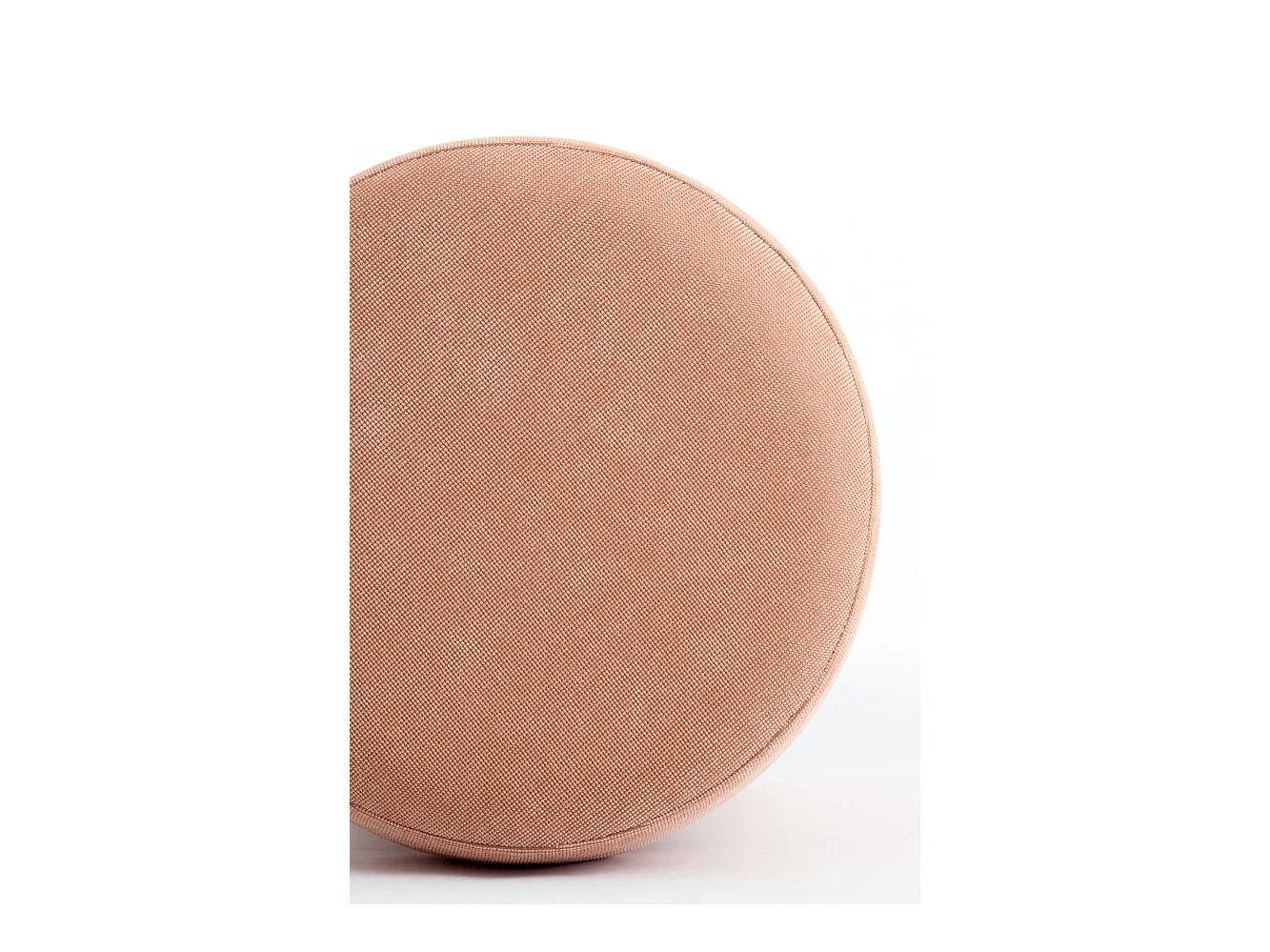 Pouf CURTEA - Ø42x43cm - Orange