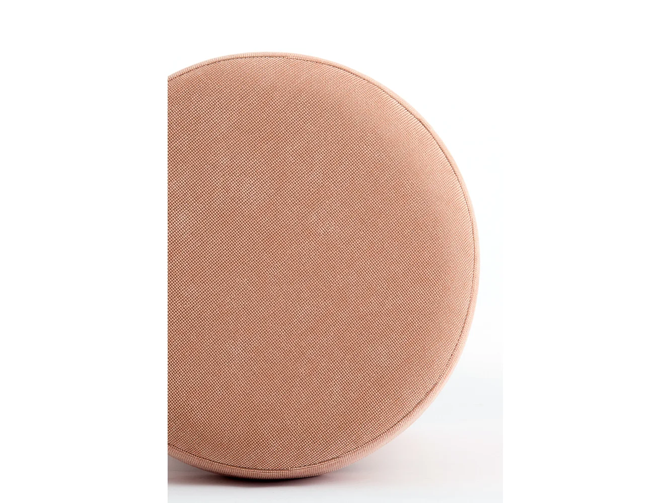 Pouf CURTEA - Ø42x43cm - Orange