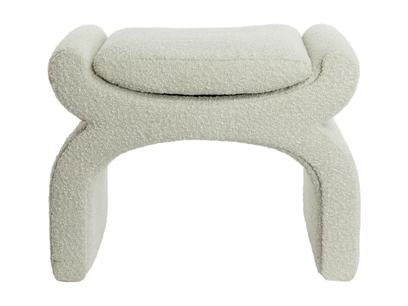 Pouf NAFYA - 60x46x46cm - Braun