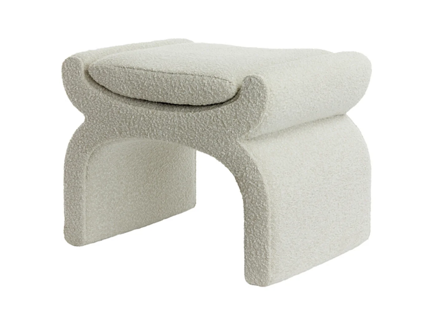 Pouf NAFYA - 60x46x46cm - Marron