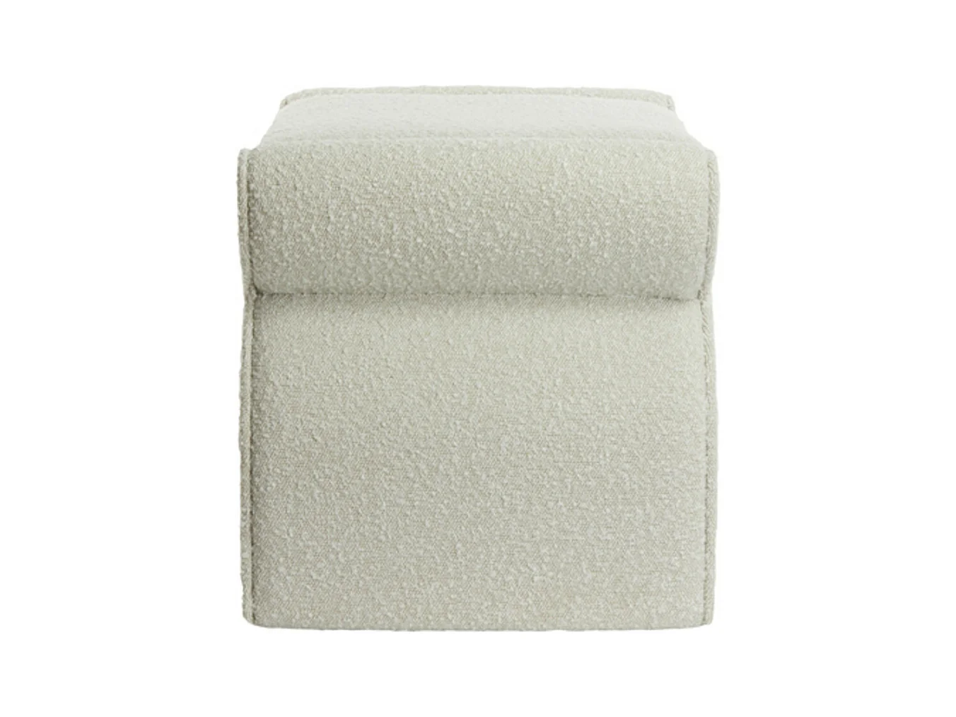 Pouf NAFYA - 60x46x46cm - Marron