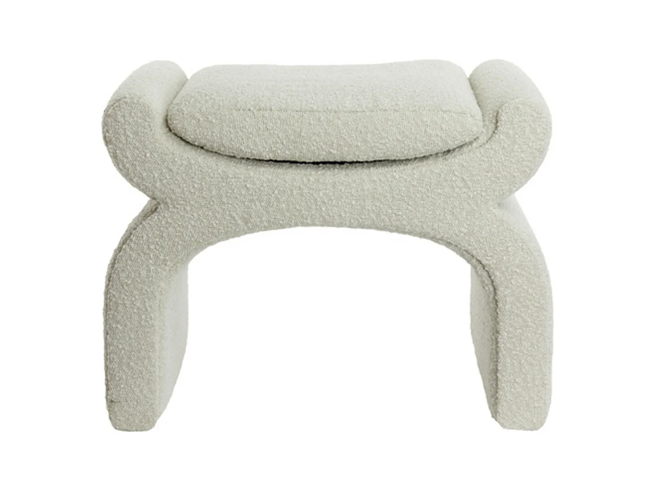 Puf NAFYA - 60x46x46cm - Marrón