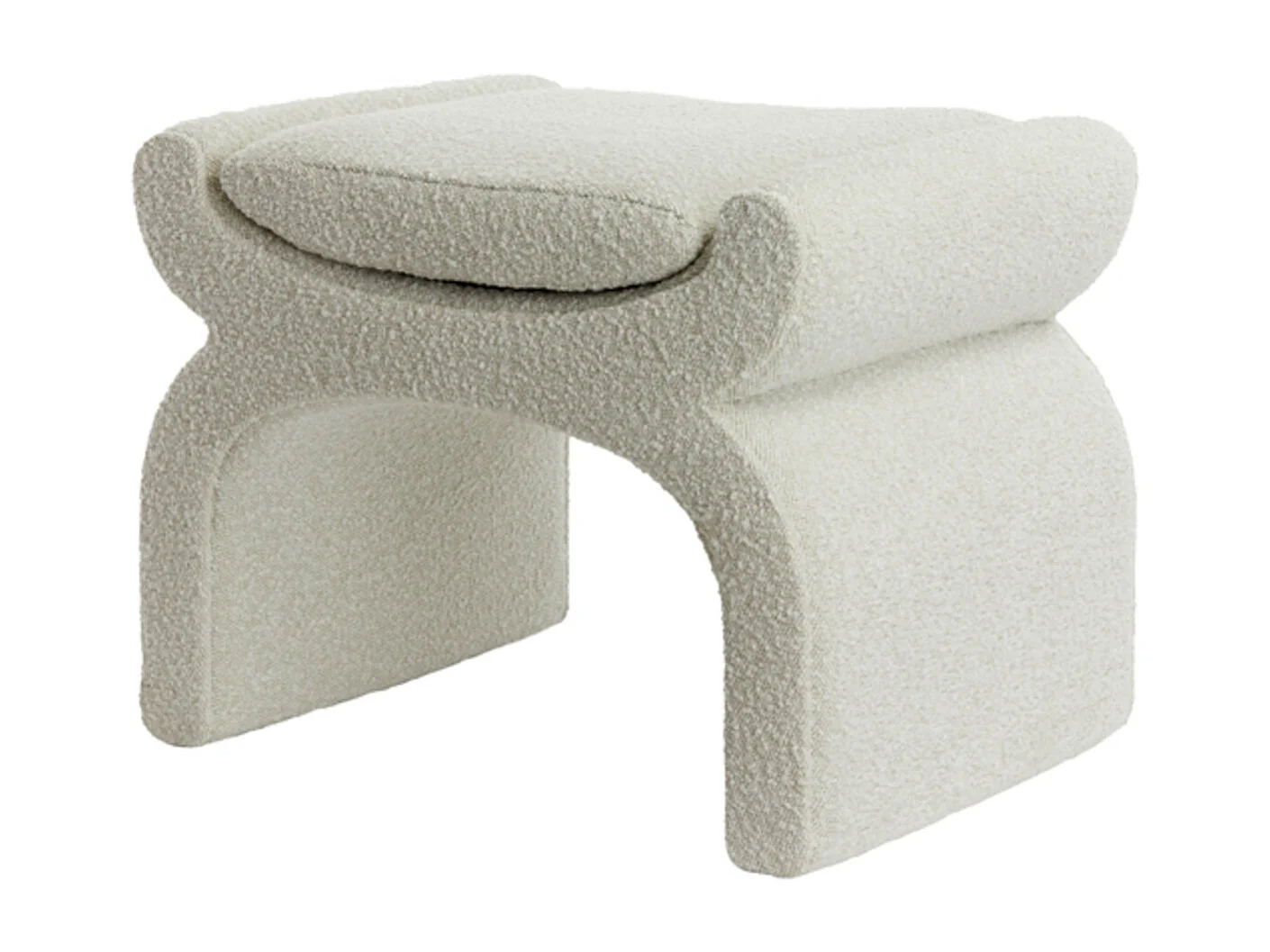 Pouf NAFYA - 60x46x46cm - Marron