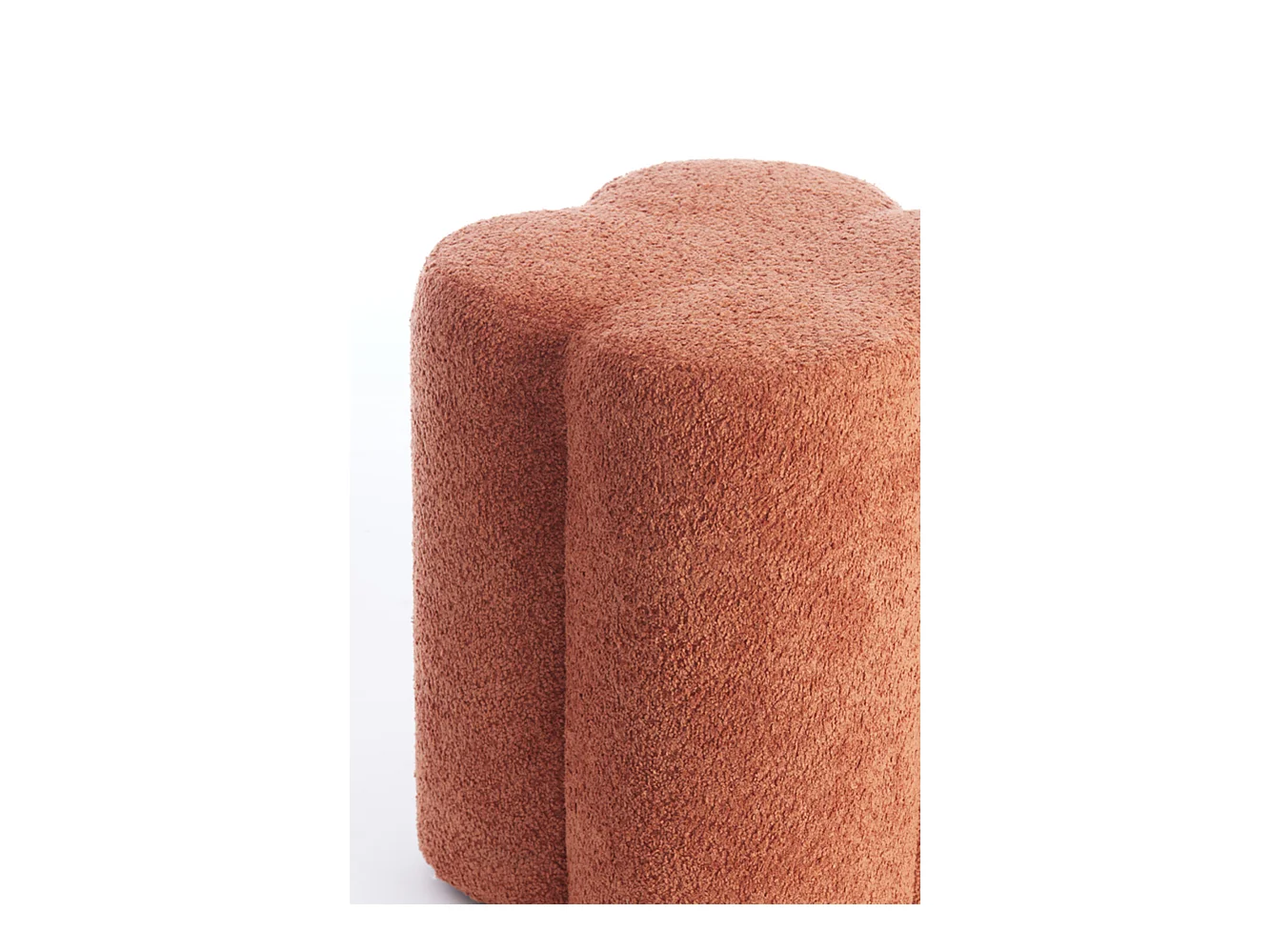 Pouf NALANI - Ø38x45cm - Orange