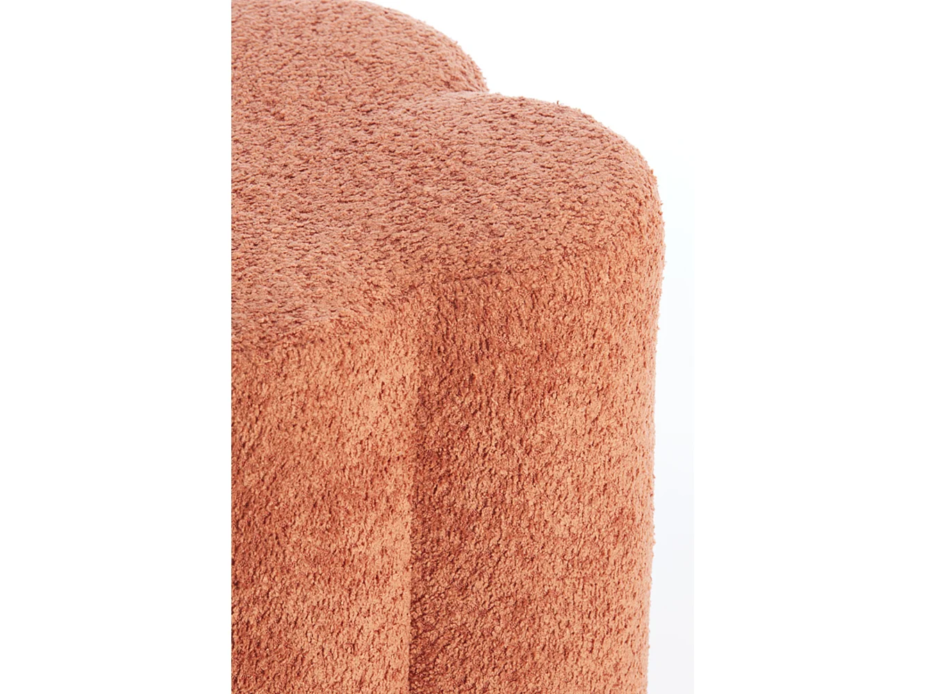 Pouf NALANI - Ø38x45cm - Orange