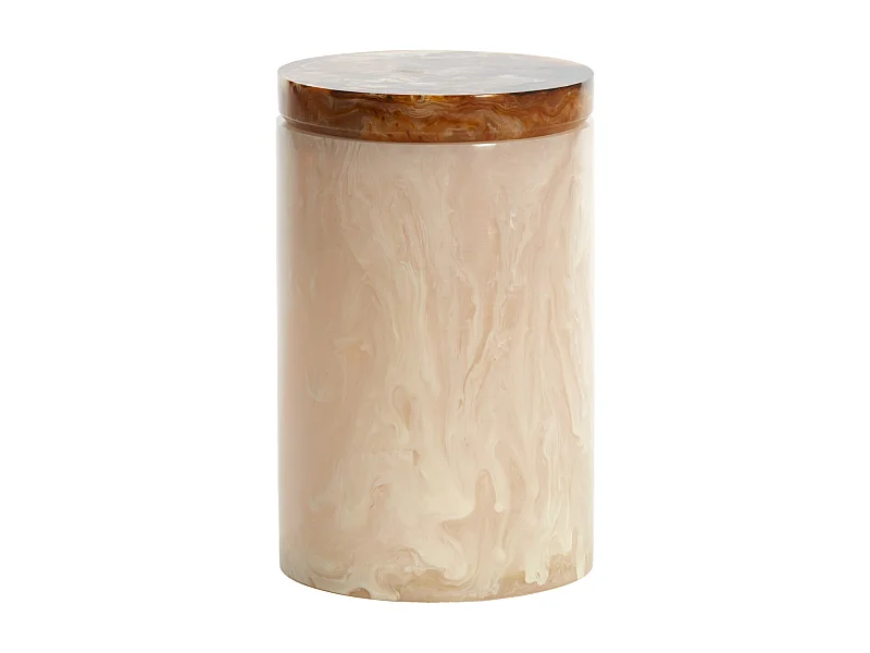 Deko KELIMUTU - Ø15x24cm - Weiß