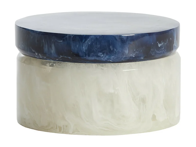 Deco KELIMUTU - Ø15x9.5cm - Wit