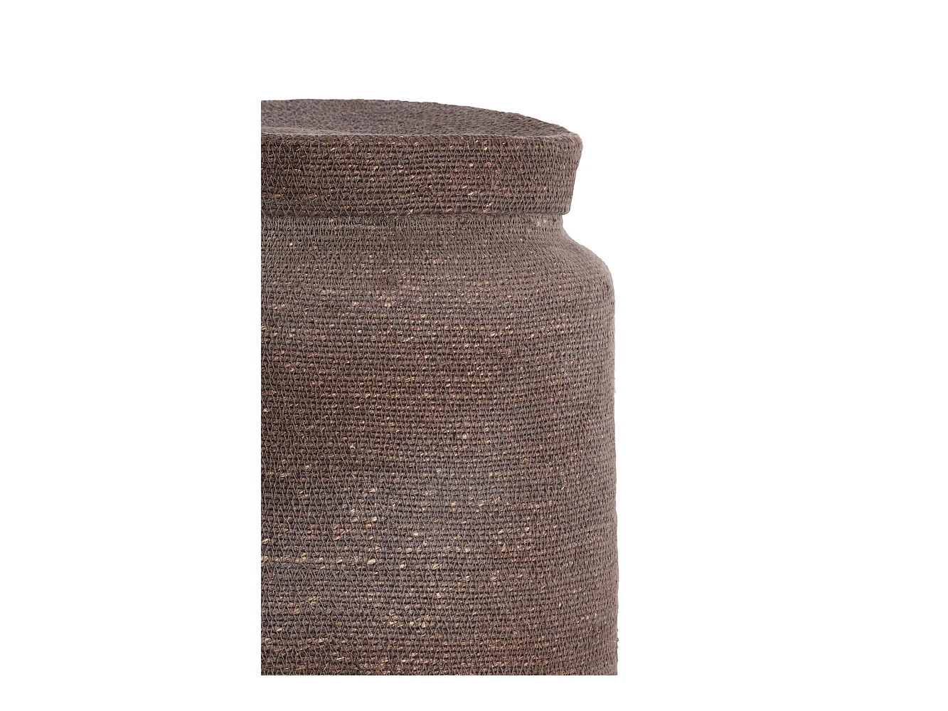 Panier BETANIA - Ø33x38cm - Marron - Lot de 2