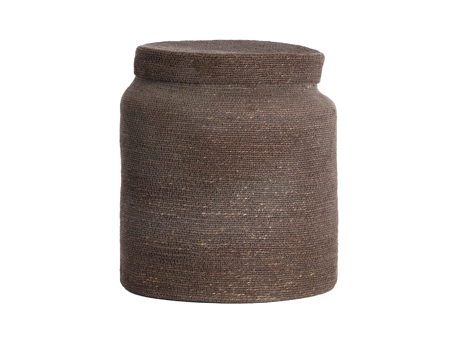 Panier BETANIA - Ø33x38cm - Marron - Lot de 2