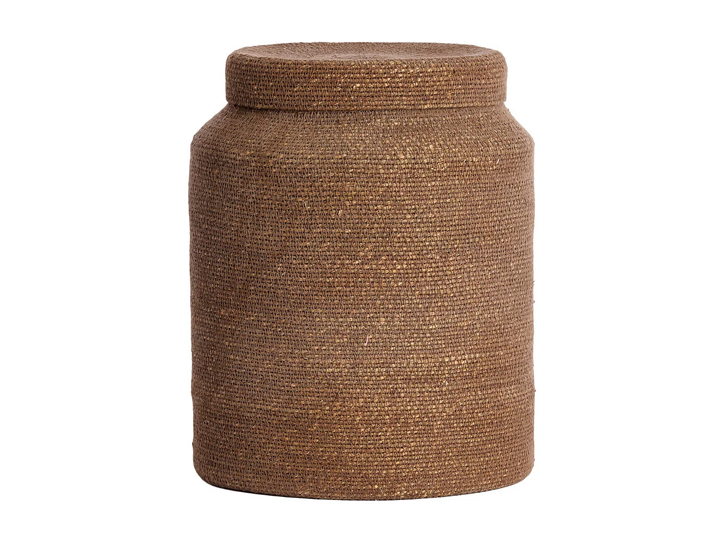 Panier BETANIA - Ø33x38cm - Marron - Lot de 2