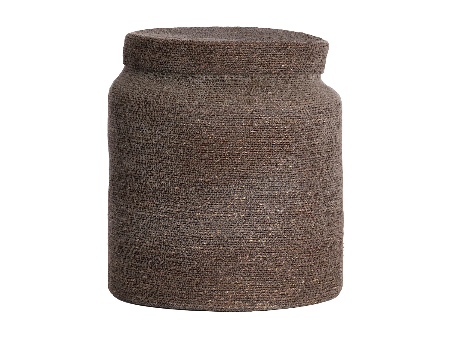 Panier BETANIA - Ø33x38cm - Marron - Lot de 2