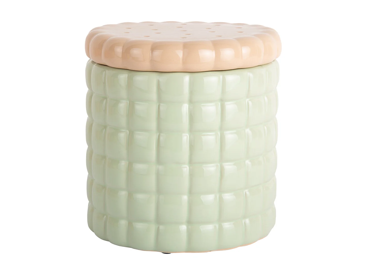 Storage Jar Biscuit Box - Zachtgroen