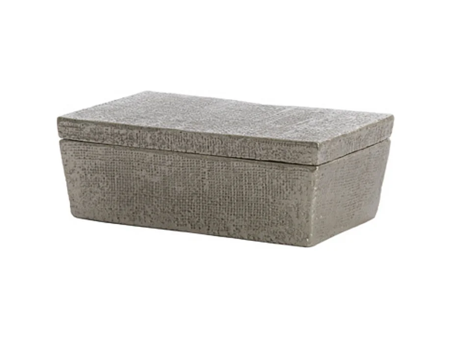 Déco LINA - 29x19x10cm - Argent