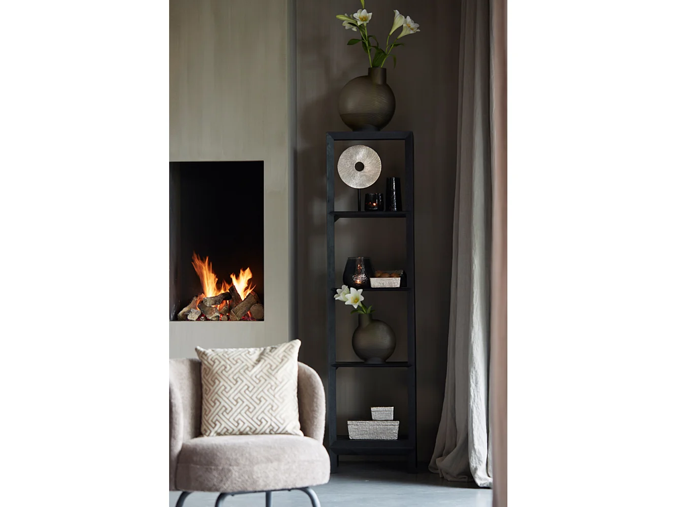 Déco LINA - 29x19x10cm - Argent