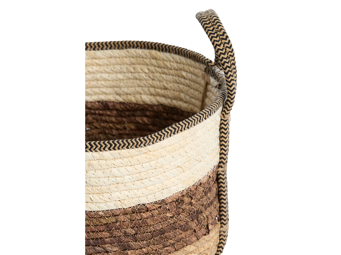 Panier KINSALE - Ø33x23cm - Marron - Lot de 3