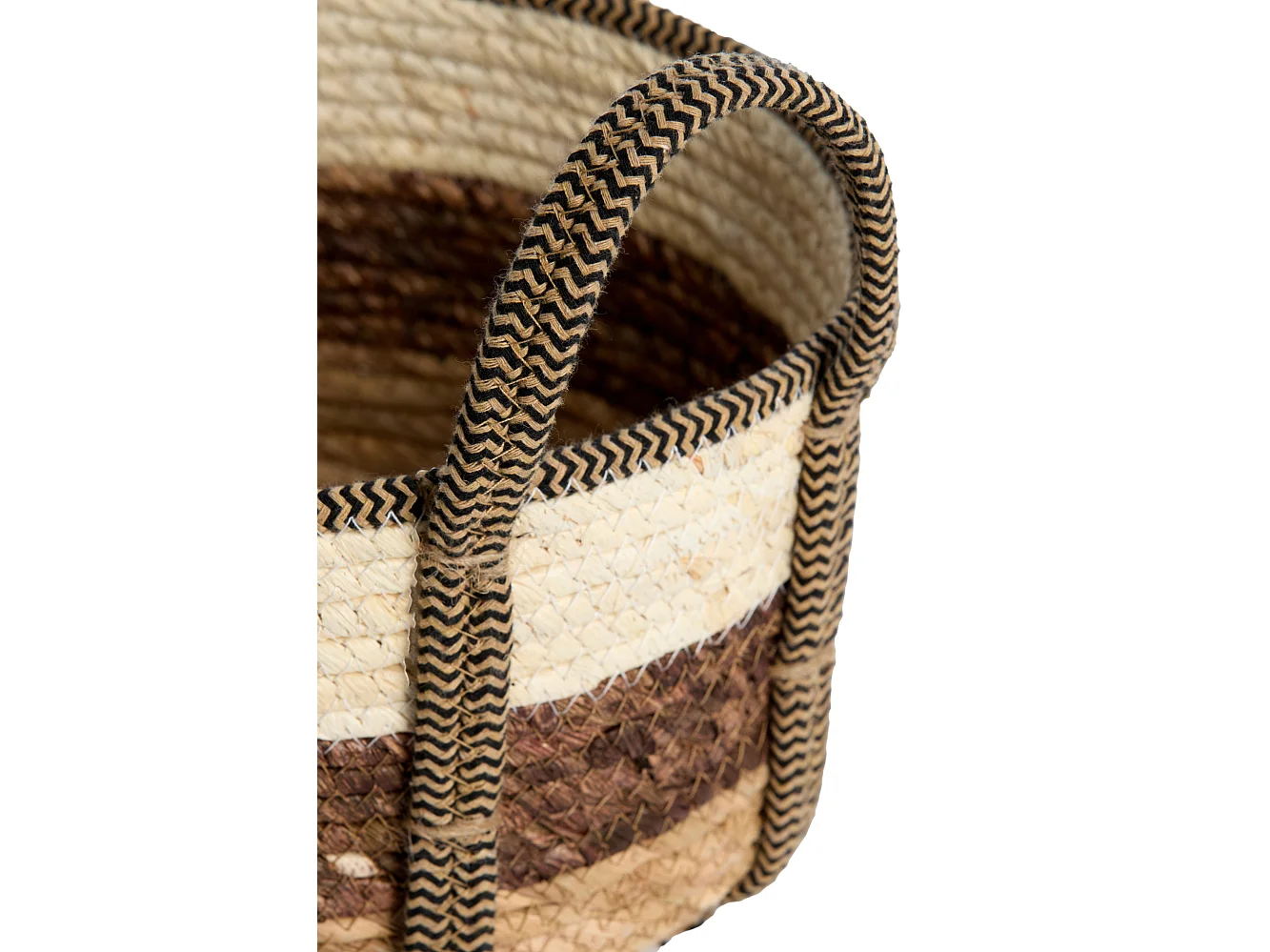 Panier KINSALE - Ø33x23cm - Marron - Lot de 3