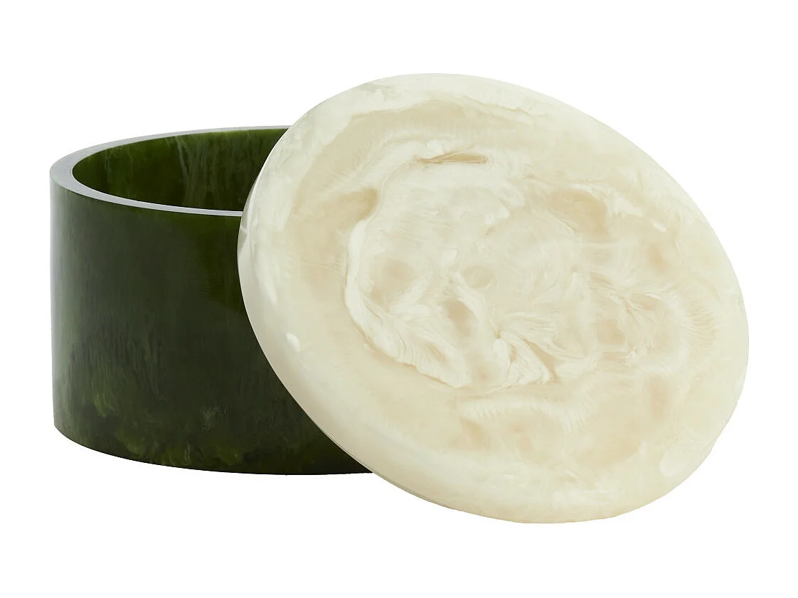 Déco KELIMUTU - Ø19x11,5cm - Vert