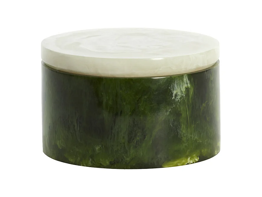 Déco KELIMUTU - Ø19x11,5cm - Vert