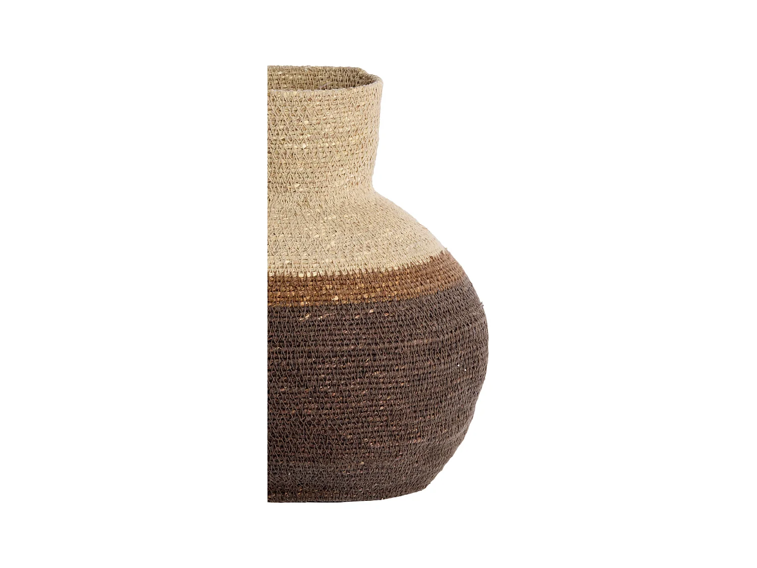 Panier BISIRA - Ø23,5x27cm - Marron