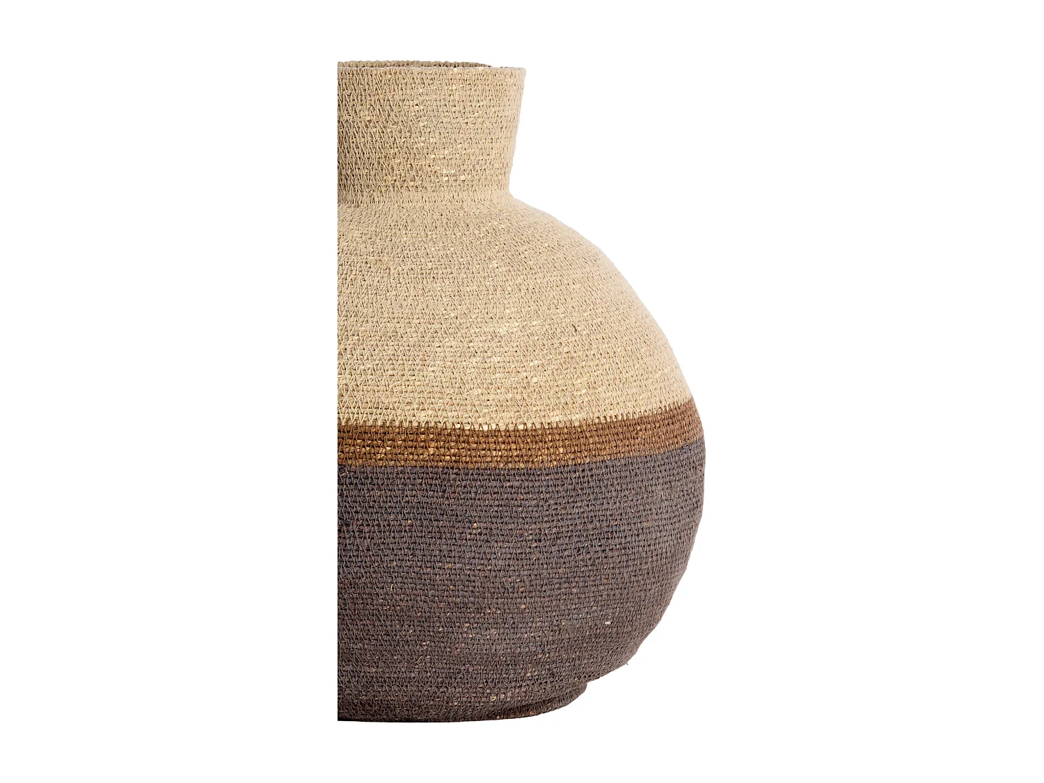 Panier BISIRA - Ø32x37,5cm - Marron