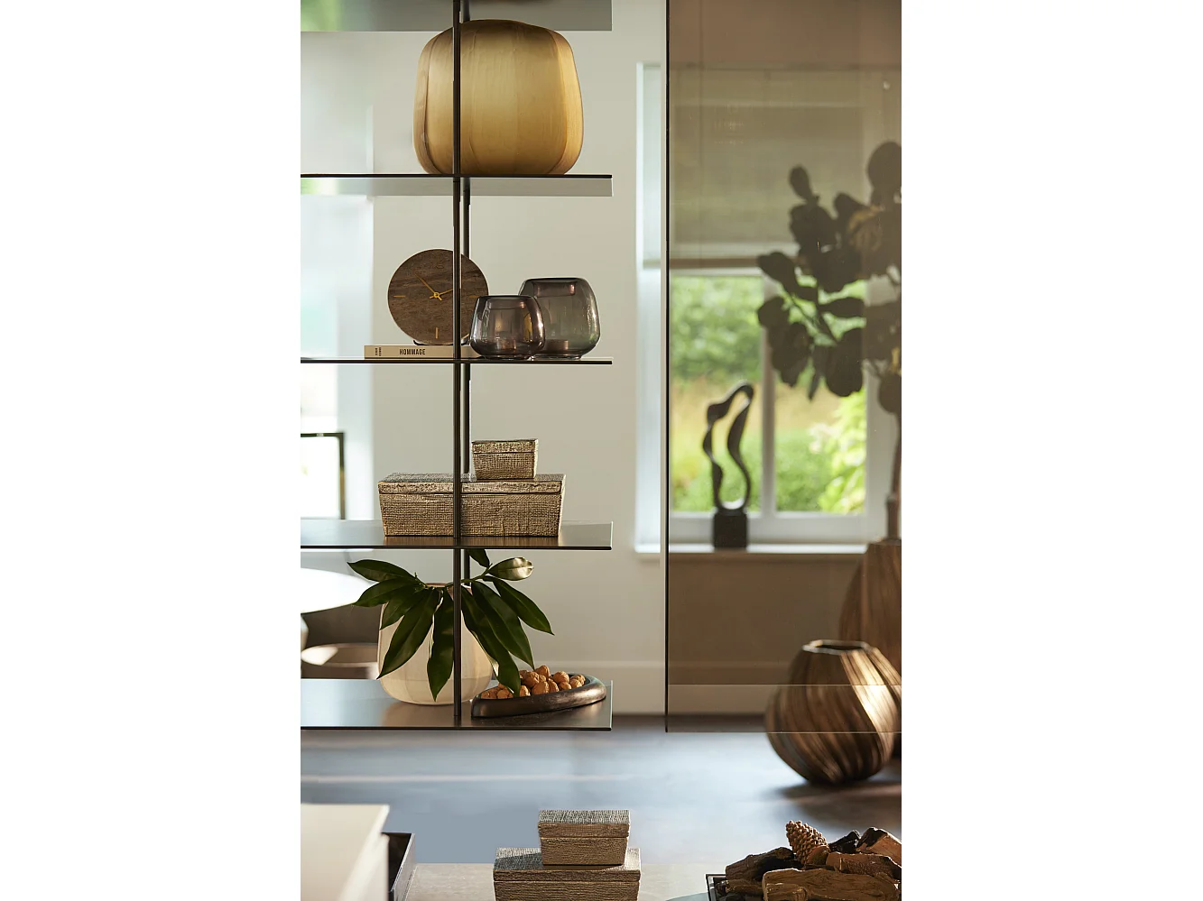 Déco LINA - 37x27x11cm - Argent