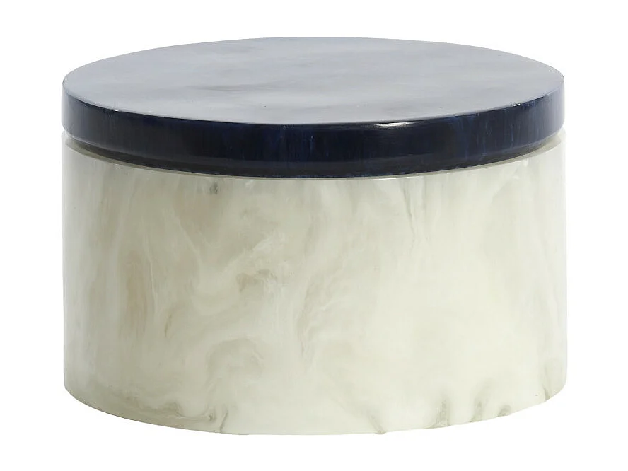 Déco KELIMUTU - Ø19x11,5cm - Blanc