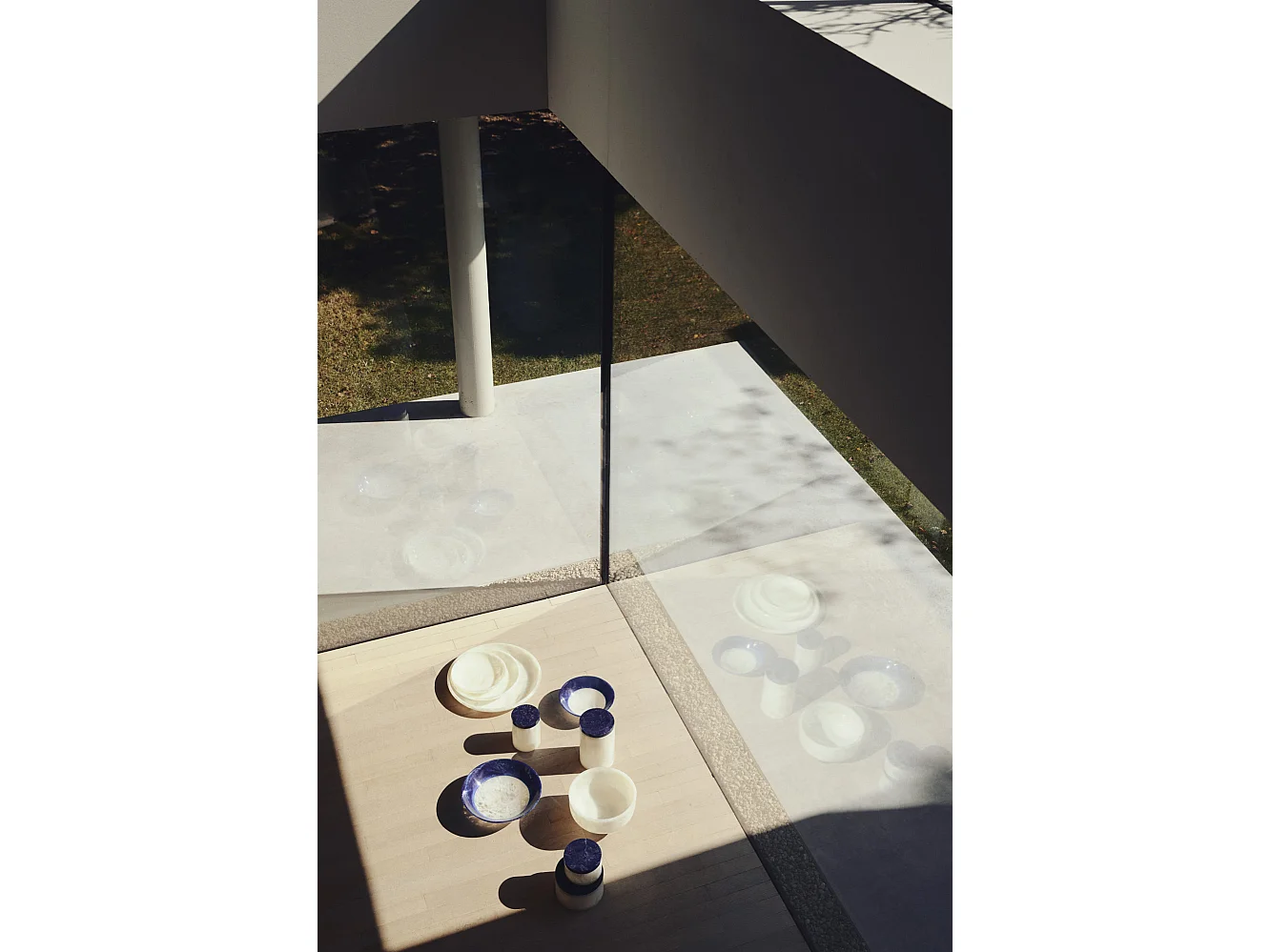 Déco KELIMUTU - Ø15x24cm - Blanc