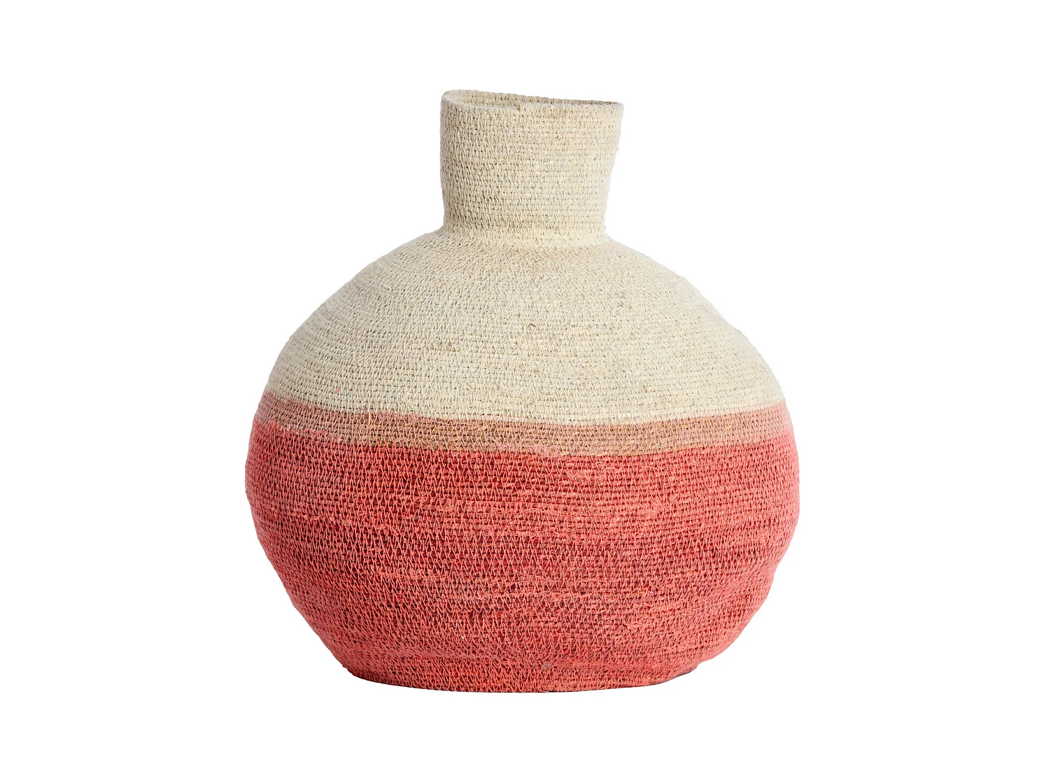Mand BISIRA - Ø32x37.5cm - Bruin