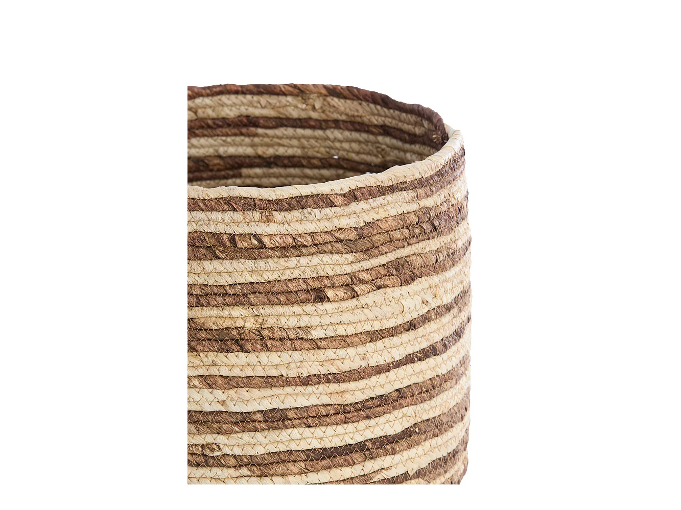 Panier KILRUSH - Ø34x36cm - Marron - Lot de 3