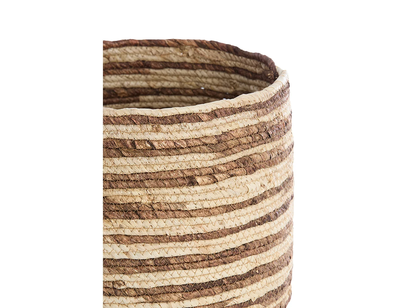 Panier KILRUSH - Ø34x36cm - Marron - Lot de 3