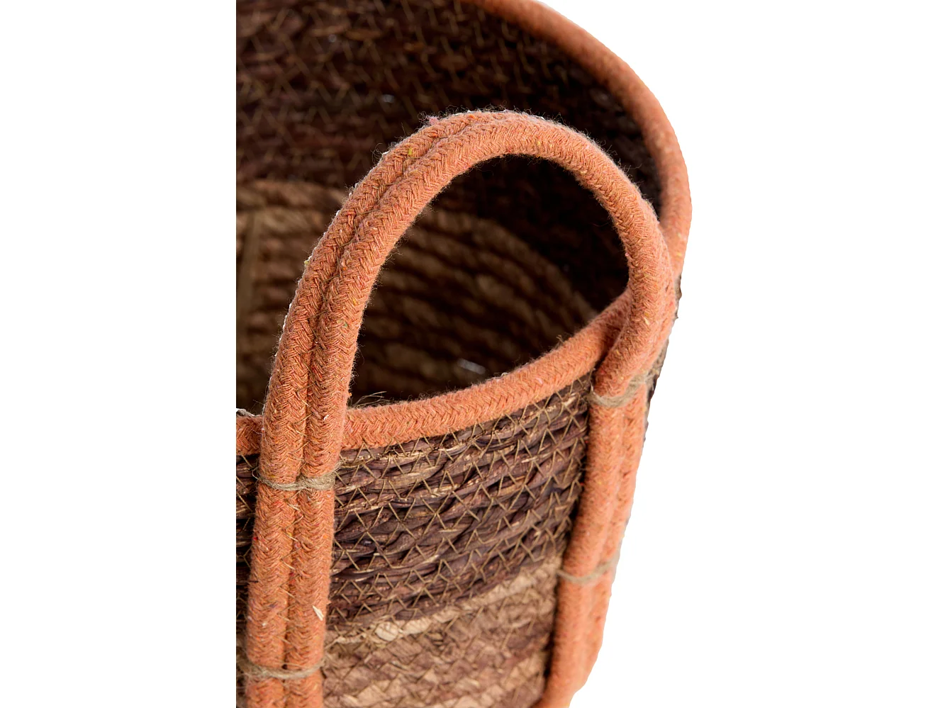 Panier KINSALE - Ø33x23cm - Marron - Lot de 3