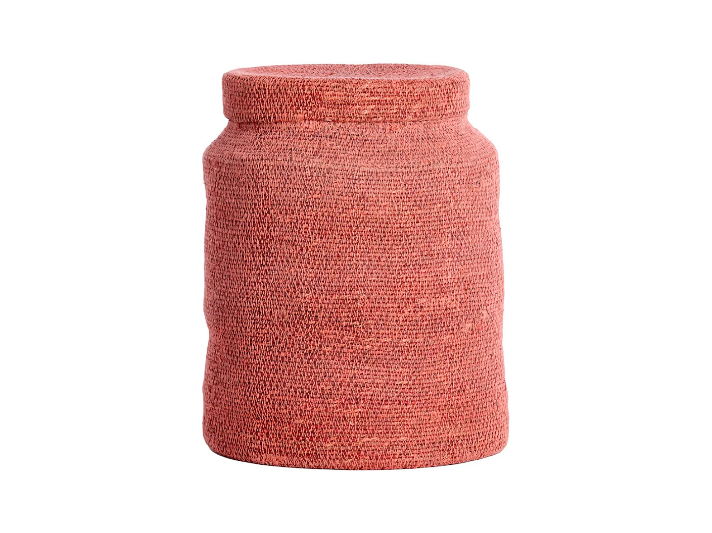 Panier BETANIA - Ø33x38cm - Rose - Lot de 2