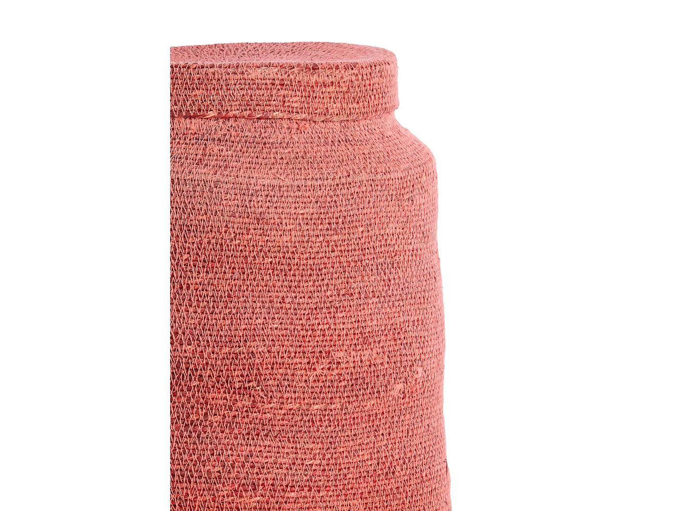 Panier BETANIA - Ø33x38cm - Rose - Lot de 2