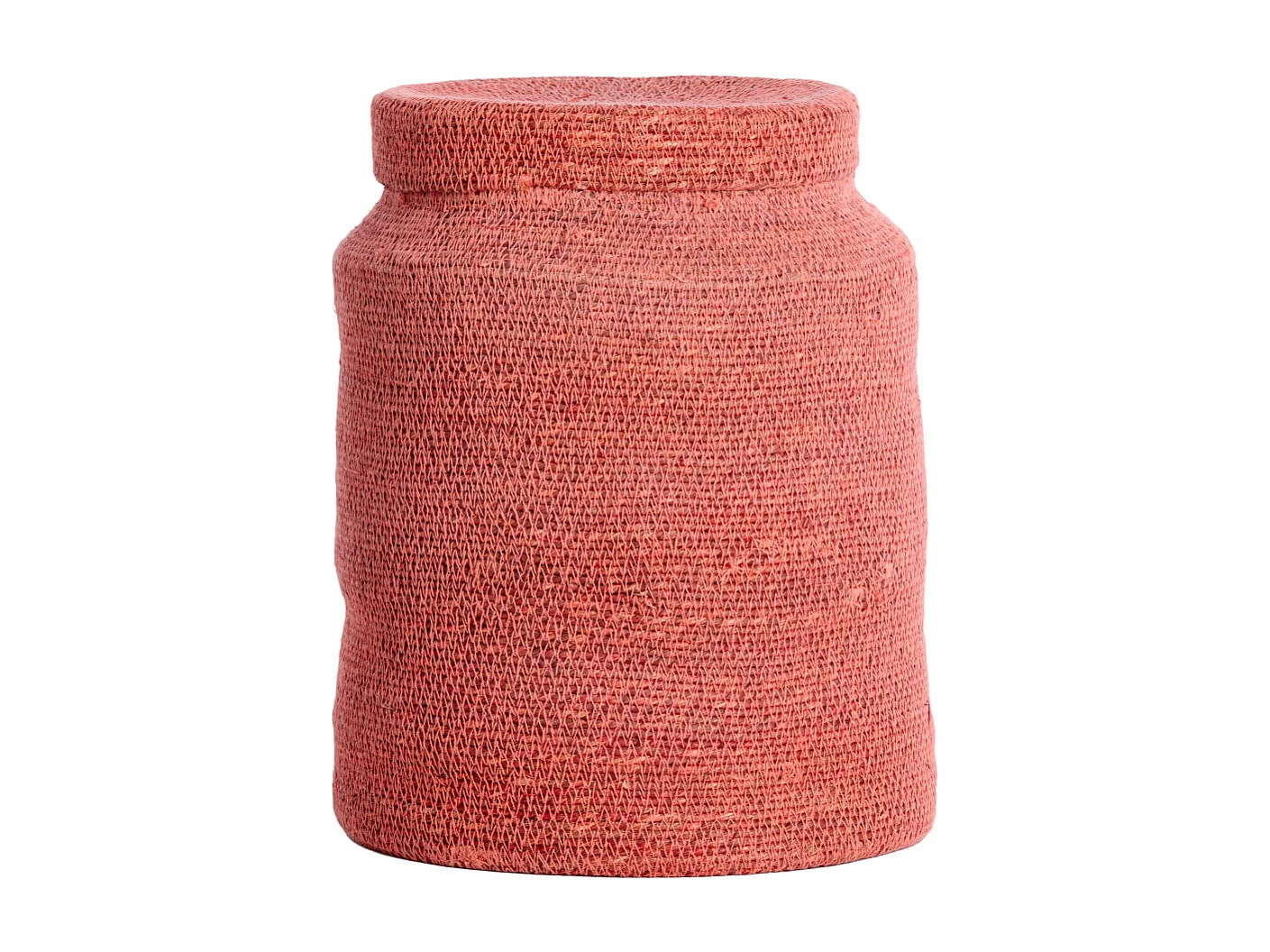 Panier BETANIA - Ø33x38cm - Rose - Lot de 2