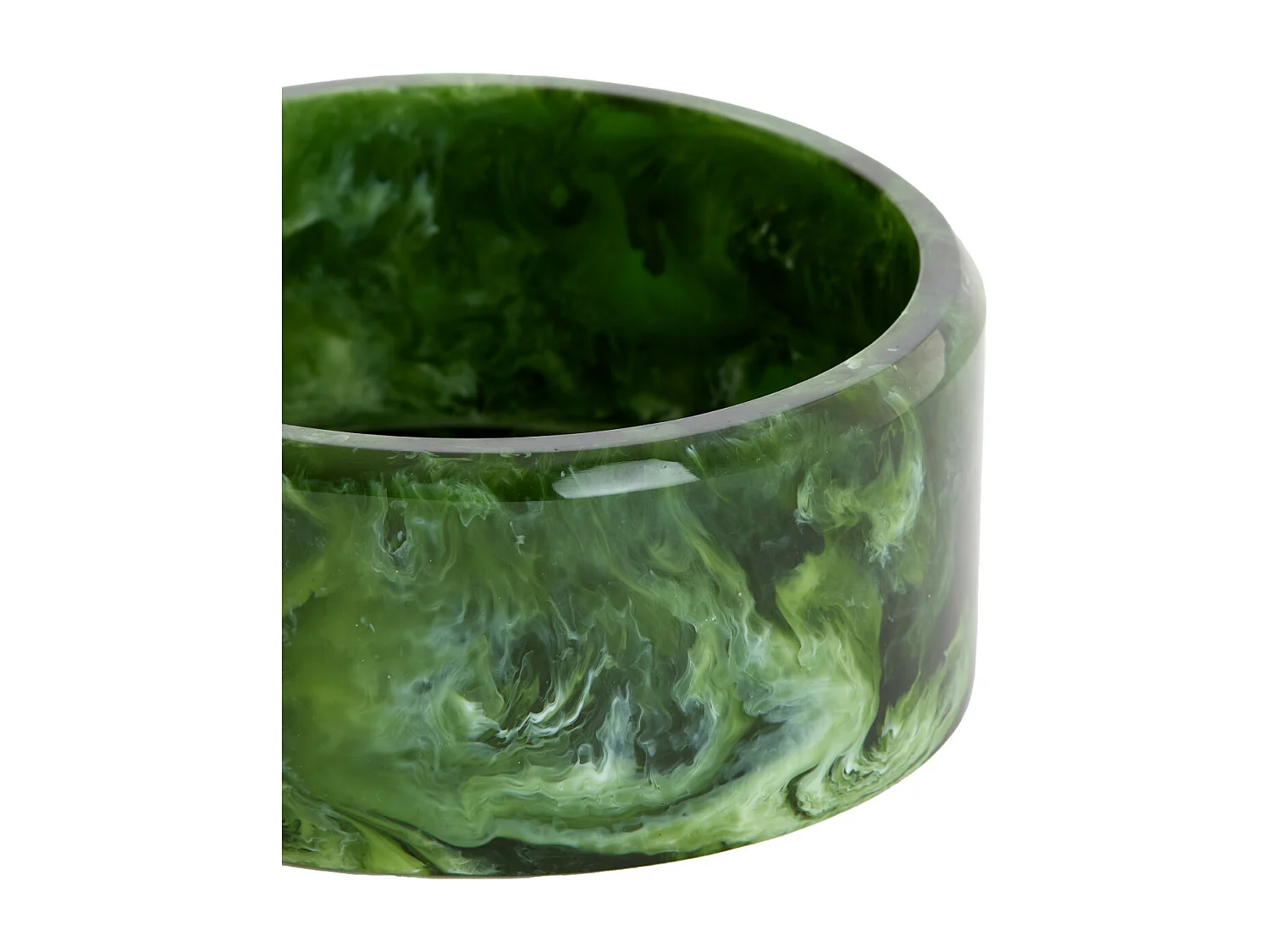 Déco KELIMUTU - Ø15x9,5cm - Vert