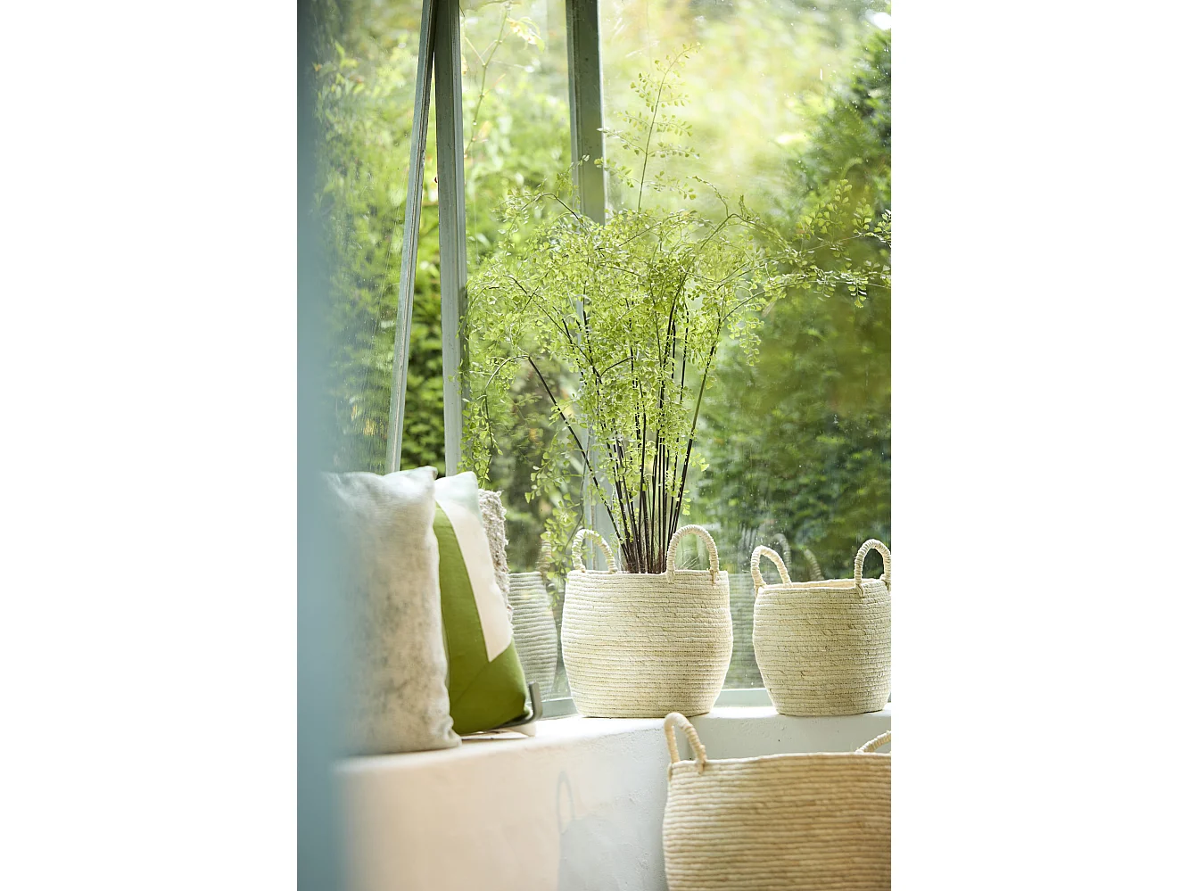 Panier KILBAHA - Ø33x30cm - Marron - Lot de 3