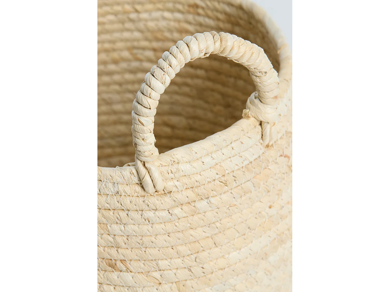 Panier KILBAHA - Ø33x30cm - Marron - Lot de 3