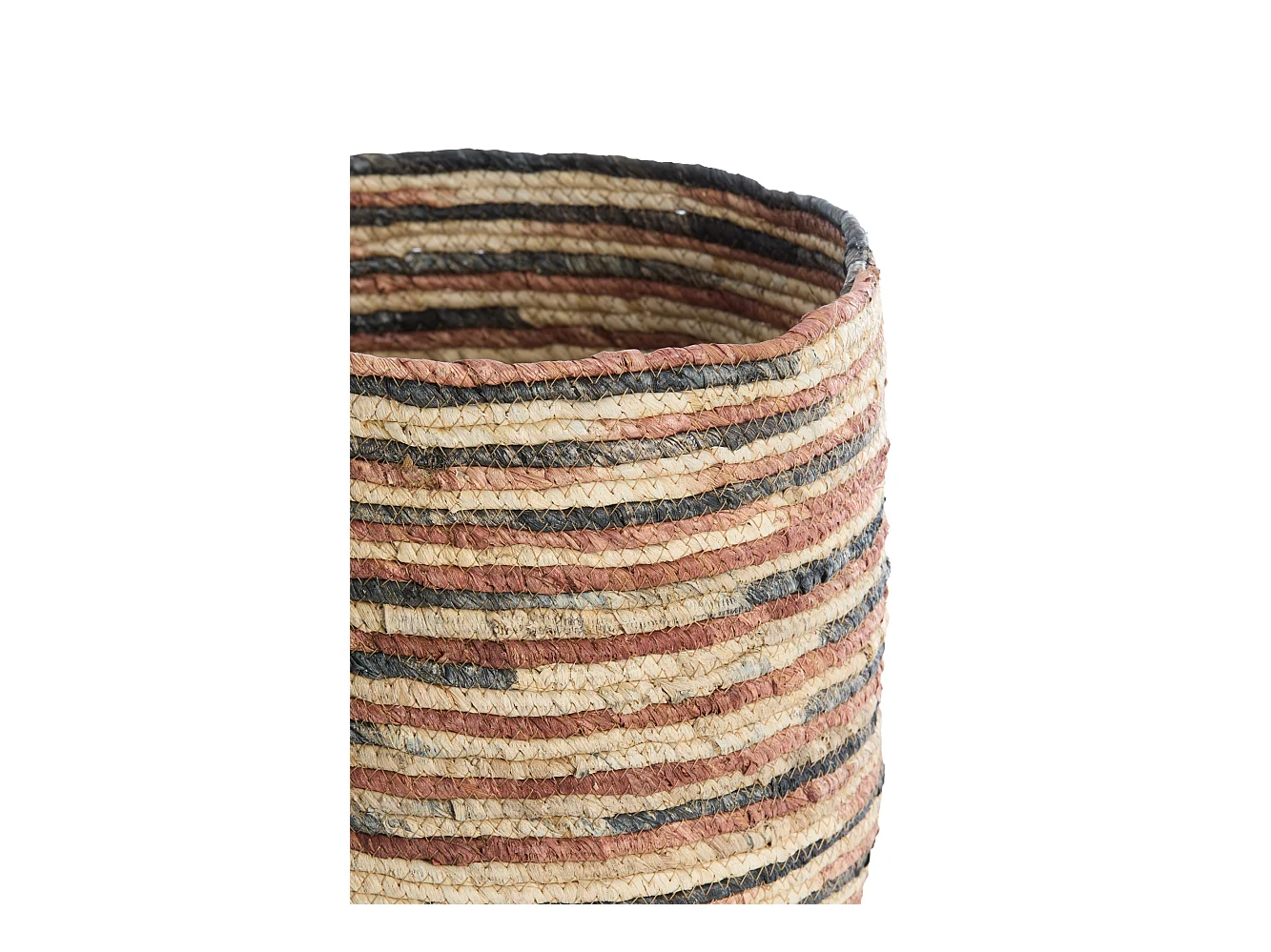 Panier KILRUSH - Ø34x36cm - Marron - Lot de 3