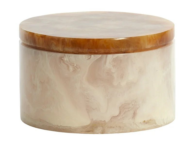 Decoración KELIMUTU - Ø19x11,5cm - Blanco