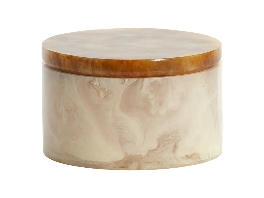 Déco KELIMUTU - Ø19x11,5cm - Blanc