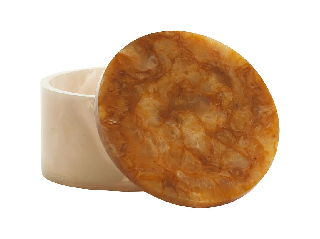 Déco KELIMUTU - Ø19x11,5cm - Blanc