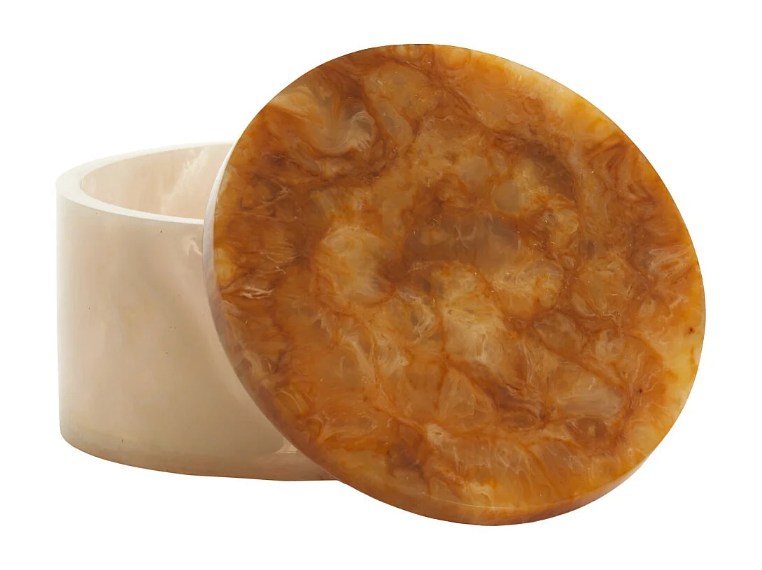 Déco KELIMUTU - Ø19x11,5cm - Blanc