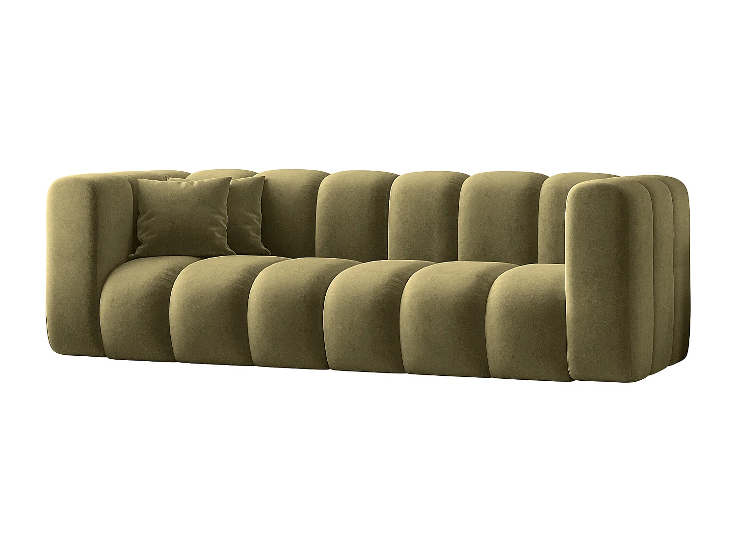 Driezitsbank Grand Modular stof Salvador Olive