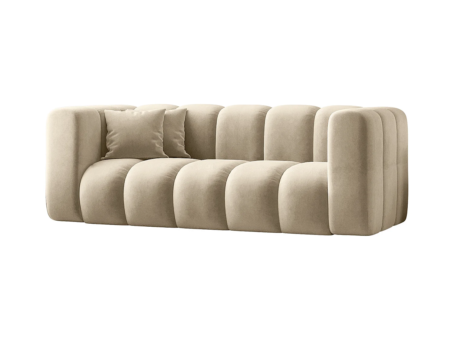 Sofa Zweisitzer-Sofa Grand Modular Stoff Salvador Beige