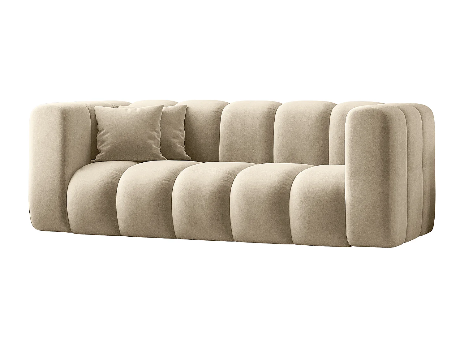 Sofa Zweisitzer-Sofa Grand Modular Stoff Salvador Beige